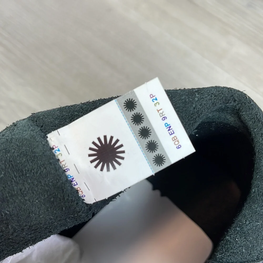 🌿UGG🌿 W DECONSTRUCTED MINI ZIP BLACK BOOTS - Picture 7 of 15